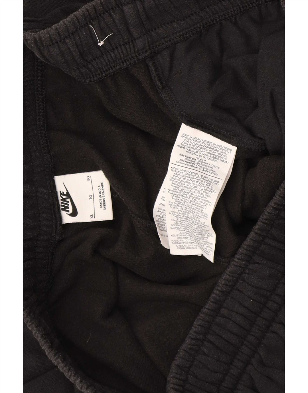 Nike muške sportske kratke hlače XL crni pamuk