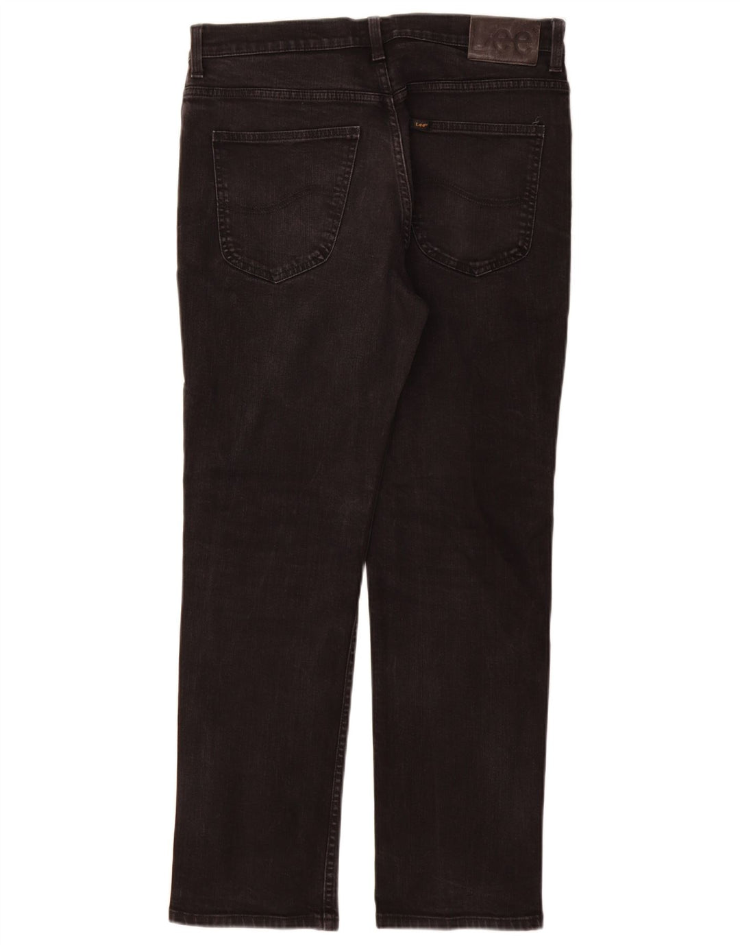 Lee Mens Brooklyn Straight Jeans W34 L30 Crni pamuk