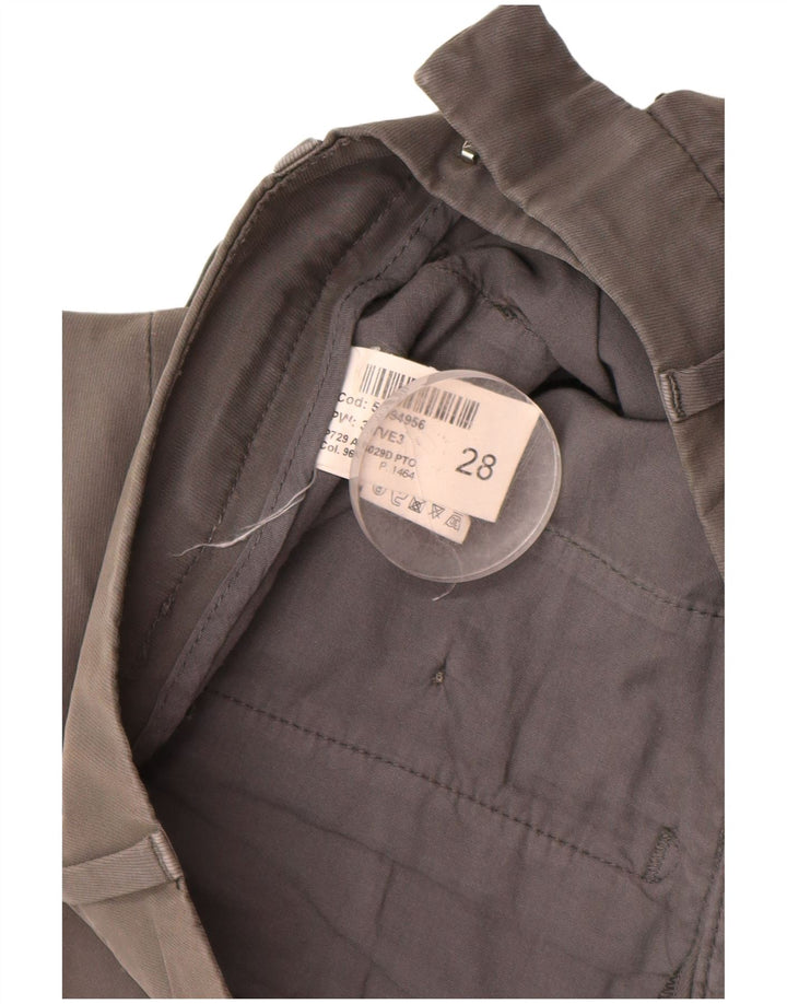 DONDUP Ženske uske chino hlače W28 L28 Sivi pamuk