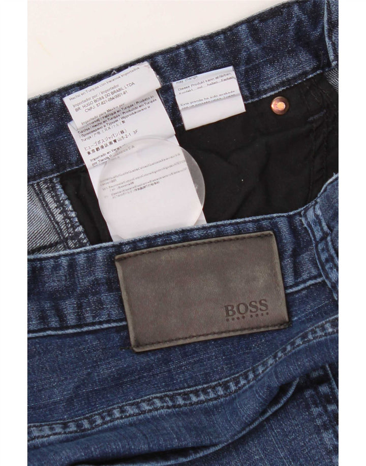 Hugo Boss Muške uske traperice W33 L32 Plavi pamuk