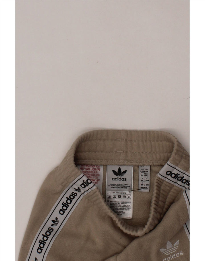 ADIDAS Baby Boys Graphic Joggers Trenirka hlače 12-18 mjeseci bež