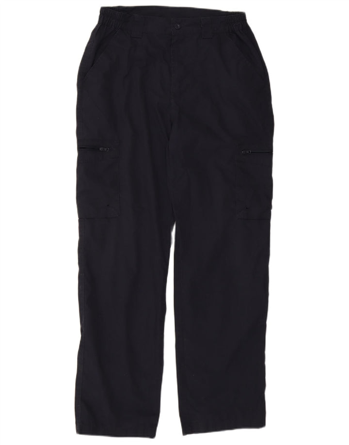 Mountain Warehouse muške ravne kargo hlače W30 L29 tamnoplavi poliester