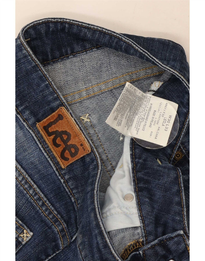 Lee ženske traperice Leola Bootcut W30 L27 plavi pamuk