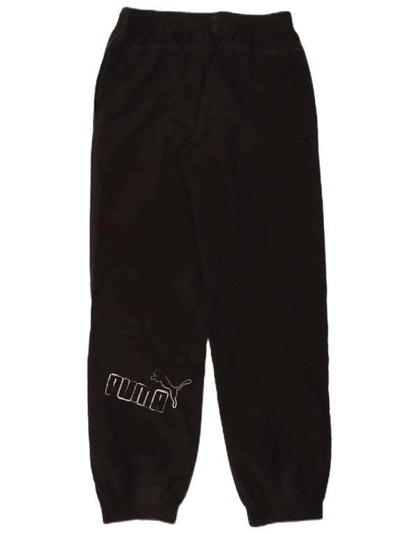 Puma Boys Graphic Trenirka Hlače Joggers 13-14 godina crni poliester