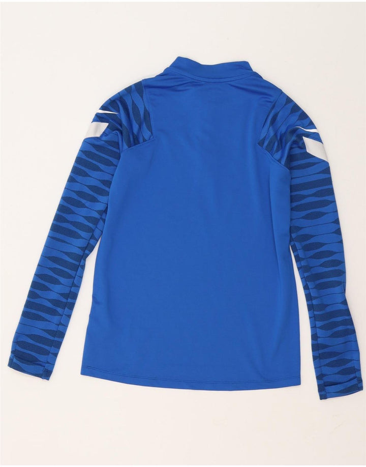 Nike Boys Dri Fit Pullover Trenirka Top 12-13 Year Large Blue Geometric