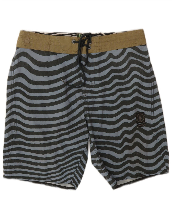 Volcom muške kratke hlače za kupanje male sive pruge