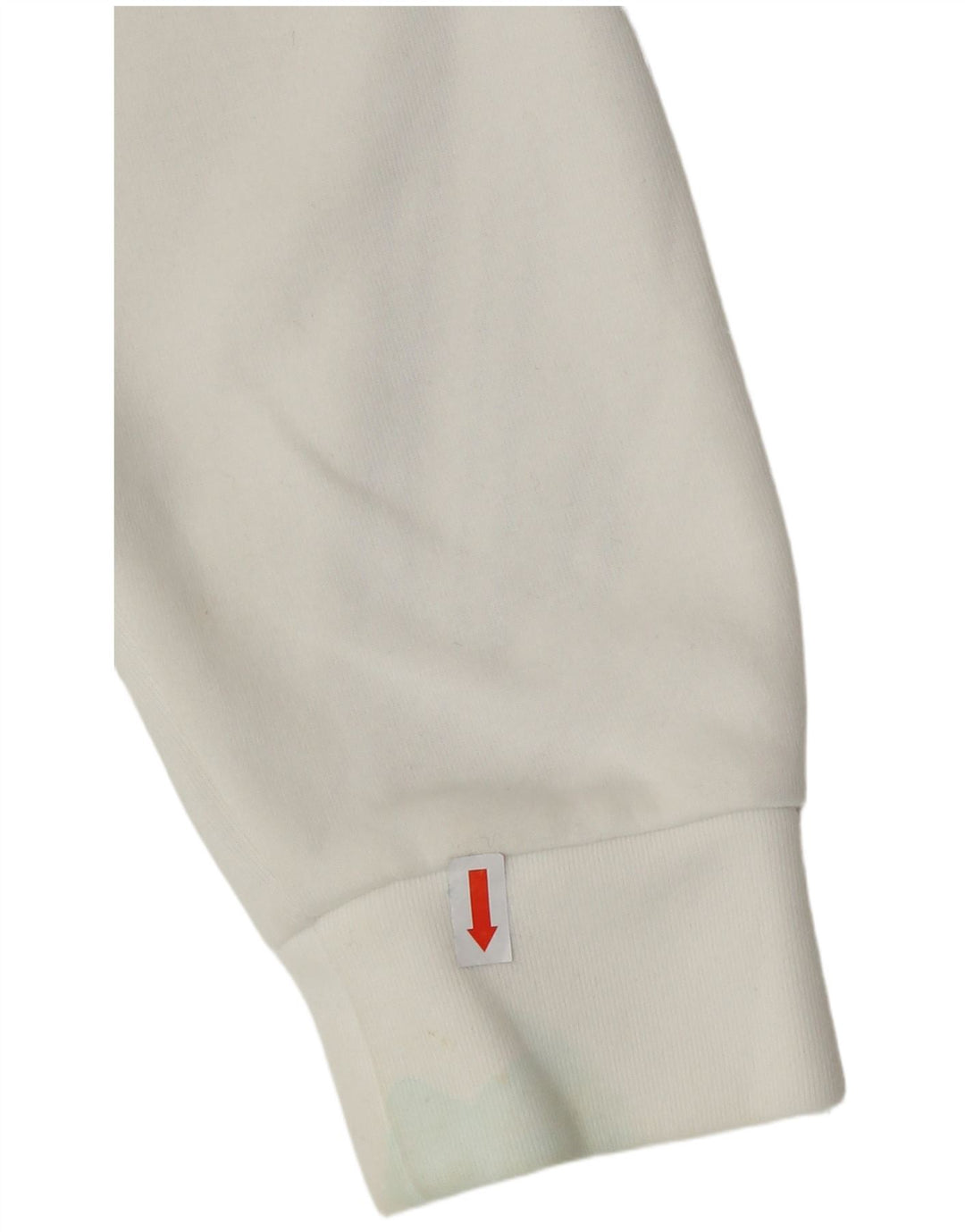 ADIDAS ženski pulover s kapuljačom na patentni zatvarač UK 4/6 XS bijeli pamuk