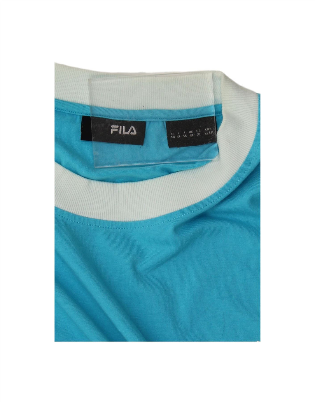 FILA Mens T-Shirt Top XL Blue Cotton