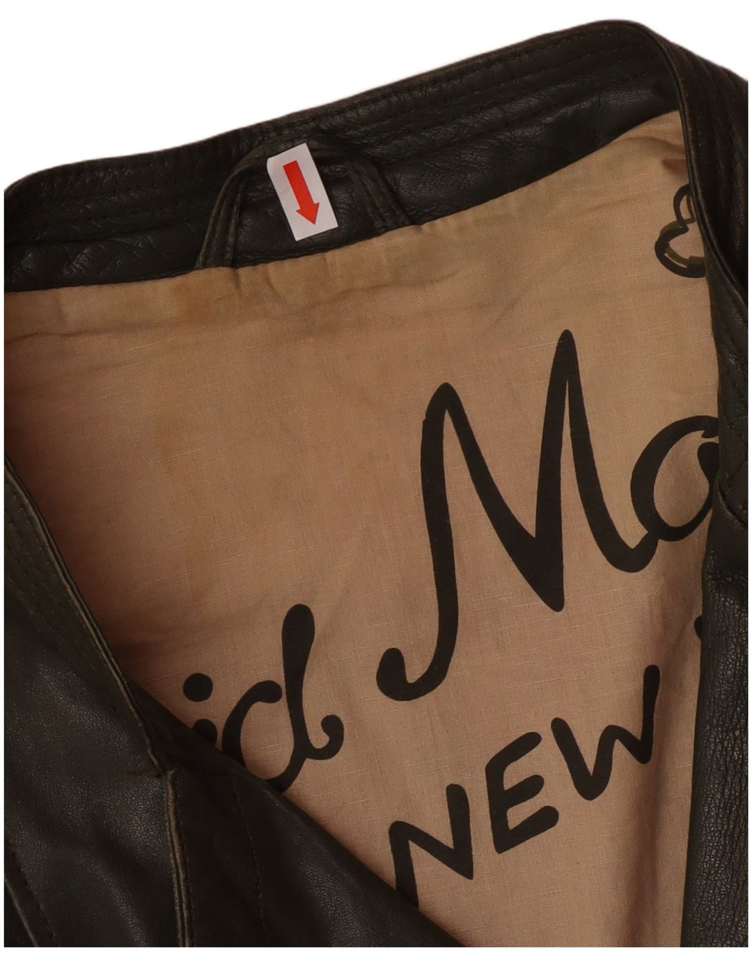 DAVID MOORE Ženska kratka biciklistička jakna UK 16 velika zelena koža u blokovima boja