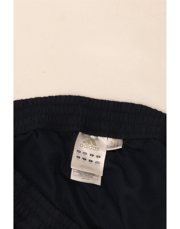 Adidas muške hlače za trenirku 2XL tamnoplavi poliester