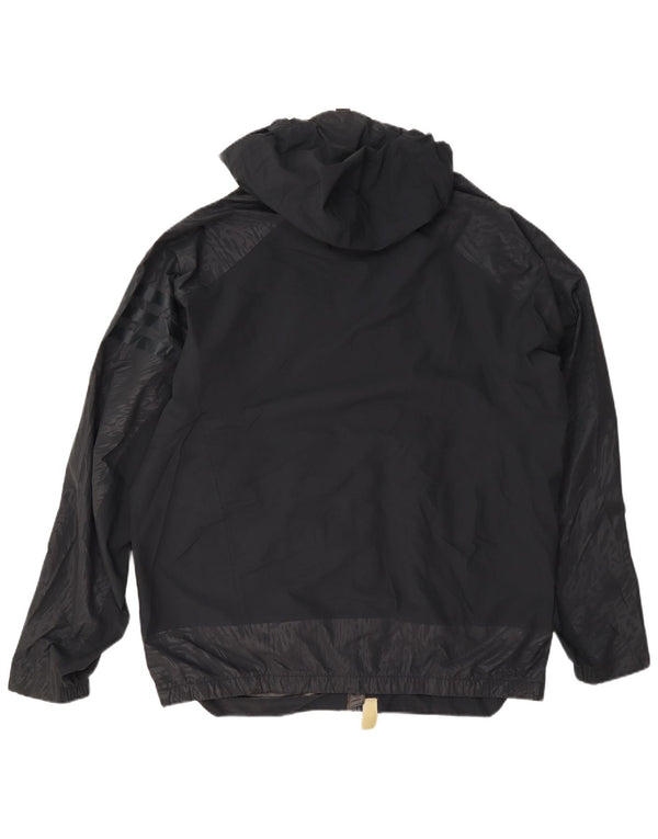 Adidas muška kišna jakna s kapuljačom UK 40 Large Black Geometric