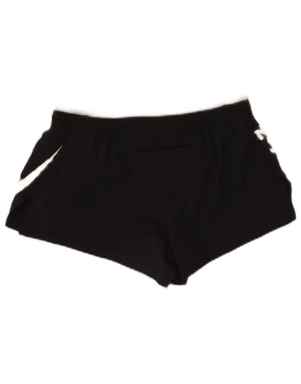 Nike Ženske Dri Fit Graphic Sport Shorts UK 12 Srednji crni poliester