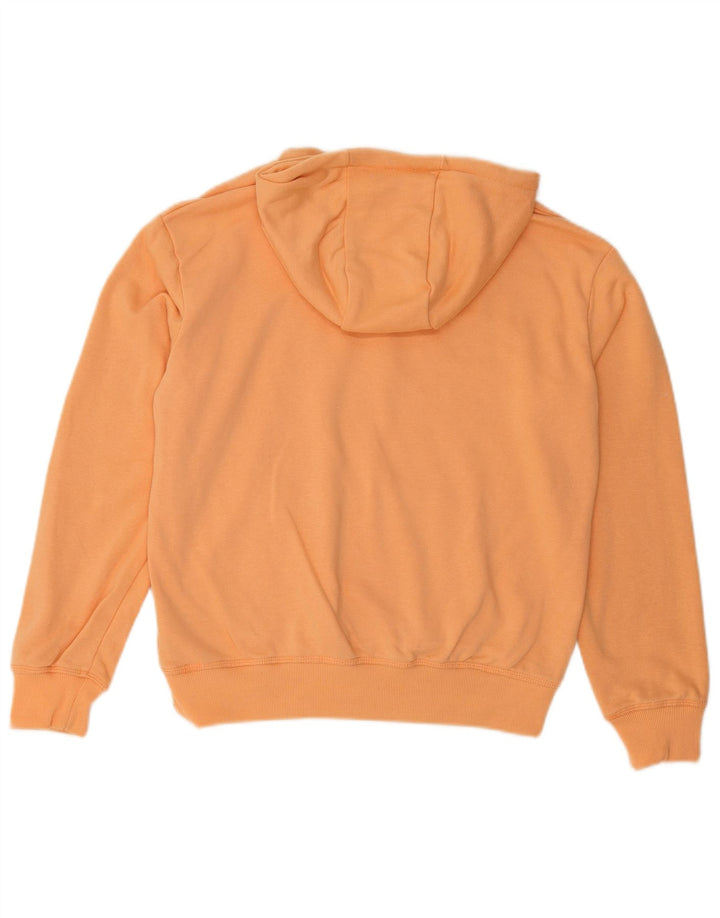 UMBRO Mens Graphic Hoodie Jumper Small Orange Cotton