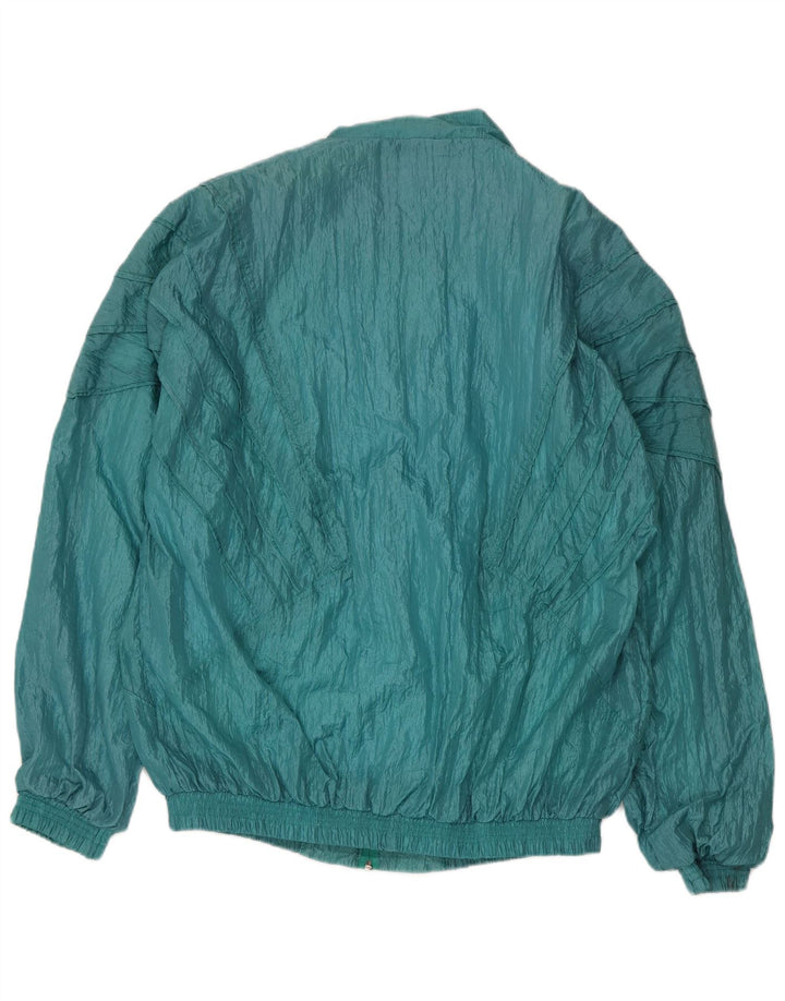 Vintage muška gornja jakna od trenirke 2XL od zelenog najlona