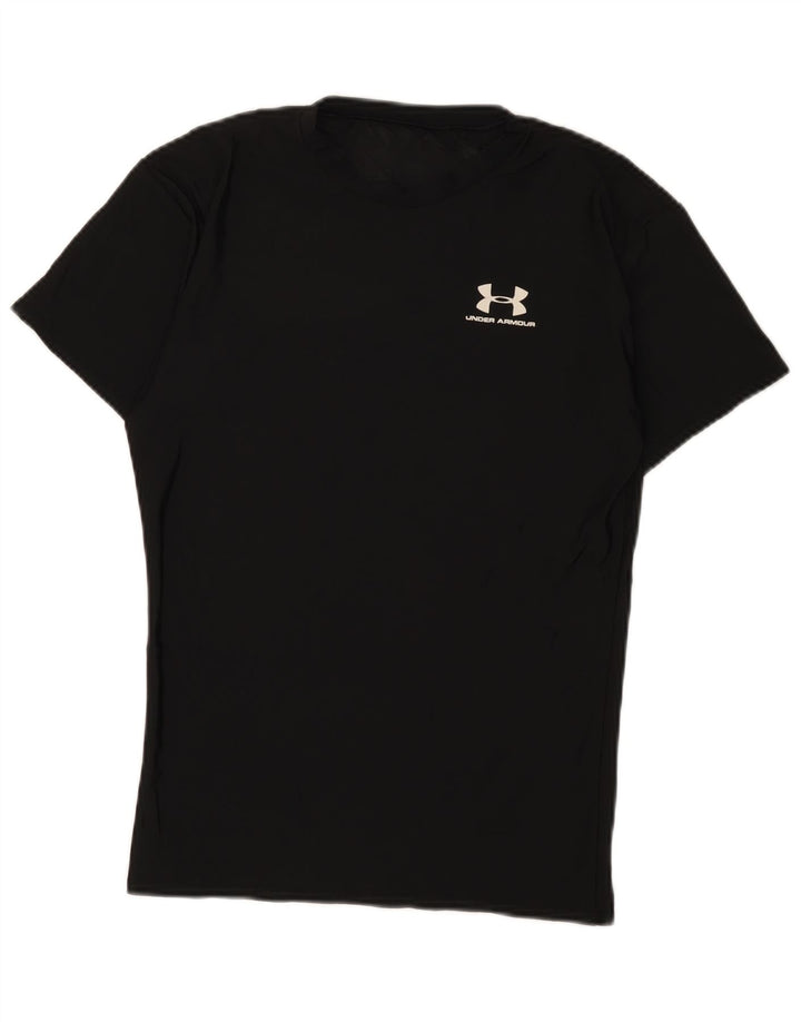 Under Armour muška majica kratkih rukava Mali crni pamuk