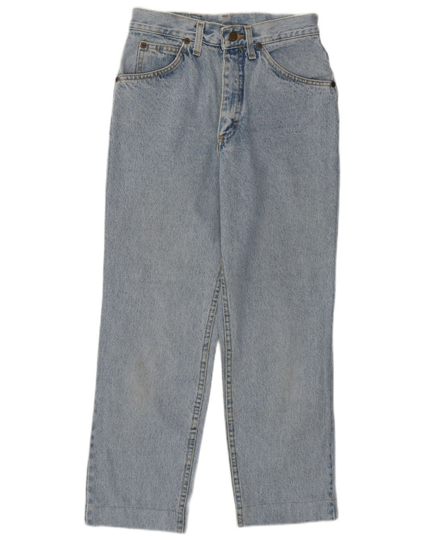 Lee kratke ženske traperice visokog struka US 14 Large W28 L26 plavi pamuk