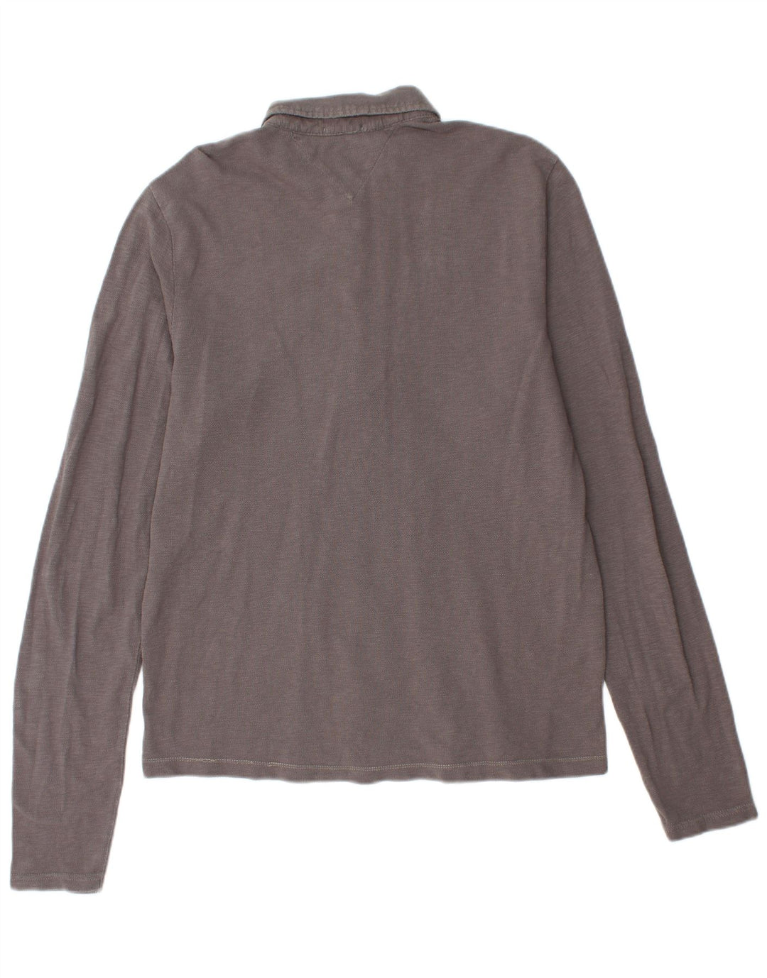 TOMMY HILFIGER Muška polo majica dugih rukava XL siva s grafikom