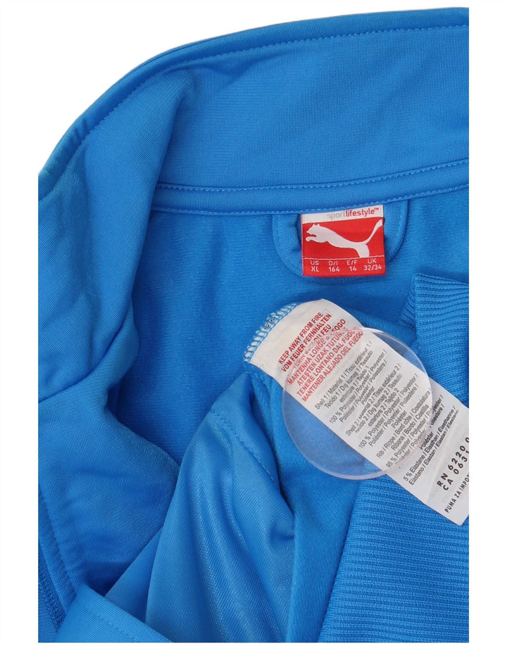 Puma Boys Gornja jakna trenirke 13-14 godina, plava poliesterska boja