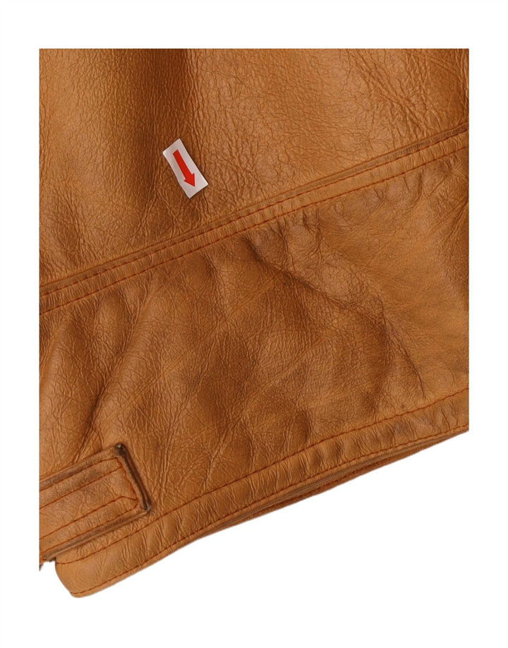 Vintage muška jakna s ovčicama IT 52 XL Smeđe ovčice