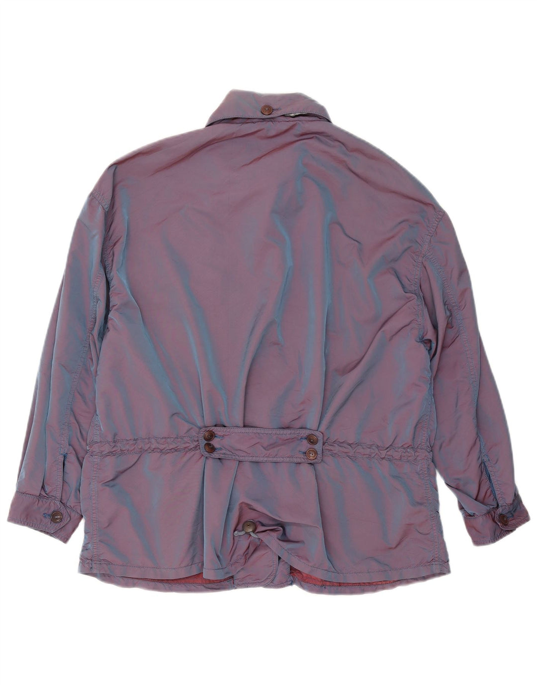 Vintage ženska velika pomoćna jakna IT 44 Srednje plavi poliamid