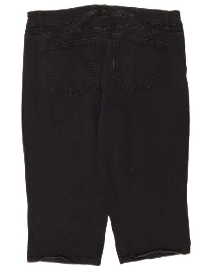 CHAPS Ženske bermude US 12 Large W34 crni pamuk