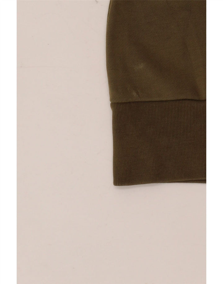 DIESEL Ženska majica s grafičkim motivima UK 12 Srednji kaki pamuk