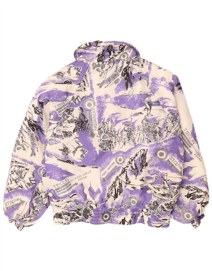 YASSA ženska skijaška jakna s grafičkim motivima UK 18 XL Purple Colourblock