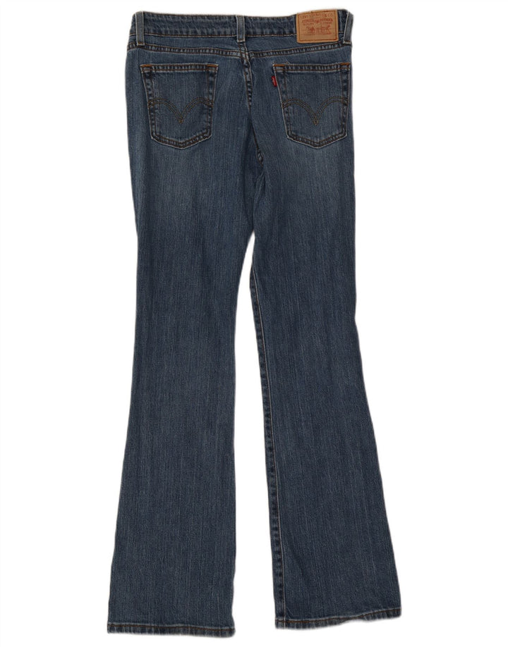 Levi's ženske 518 super niske traperice US 7 srednje W28 L31 plavi pamuk