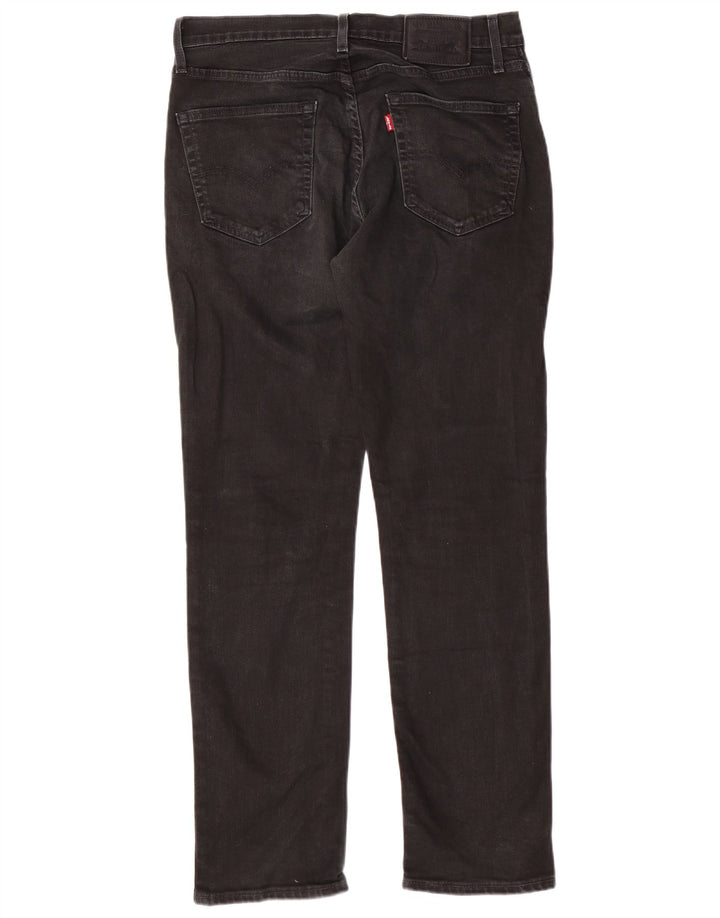 LEVI'S muške uske traperice W32 L30 crni pamuk