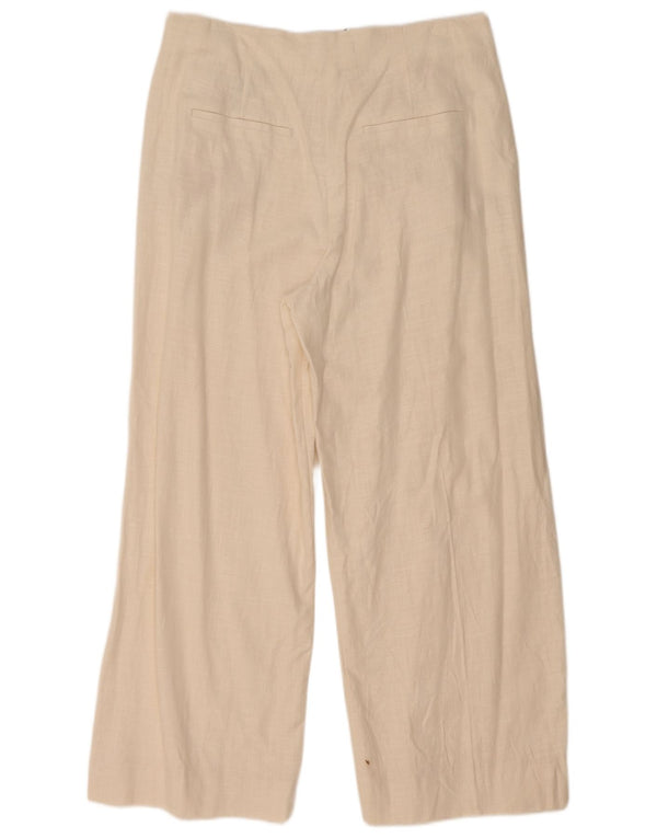 Marks & Spencer ženske chino hlače visokog struka UK 14 Large W34 L27 Off Wh
