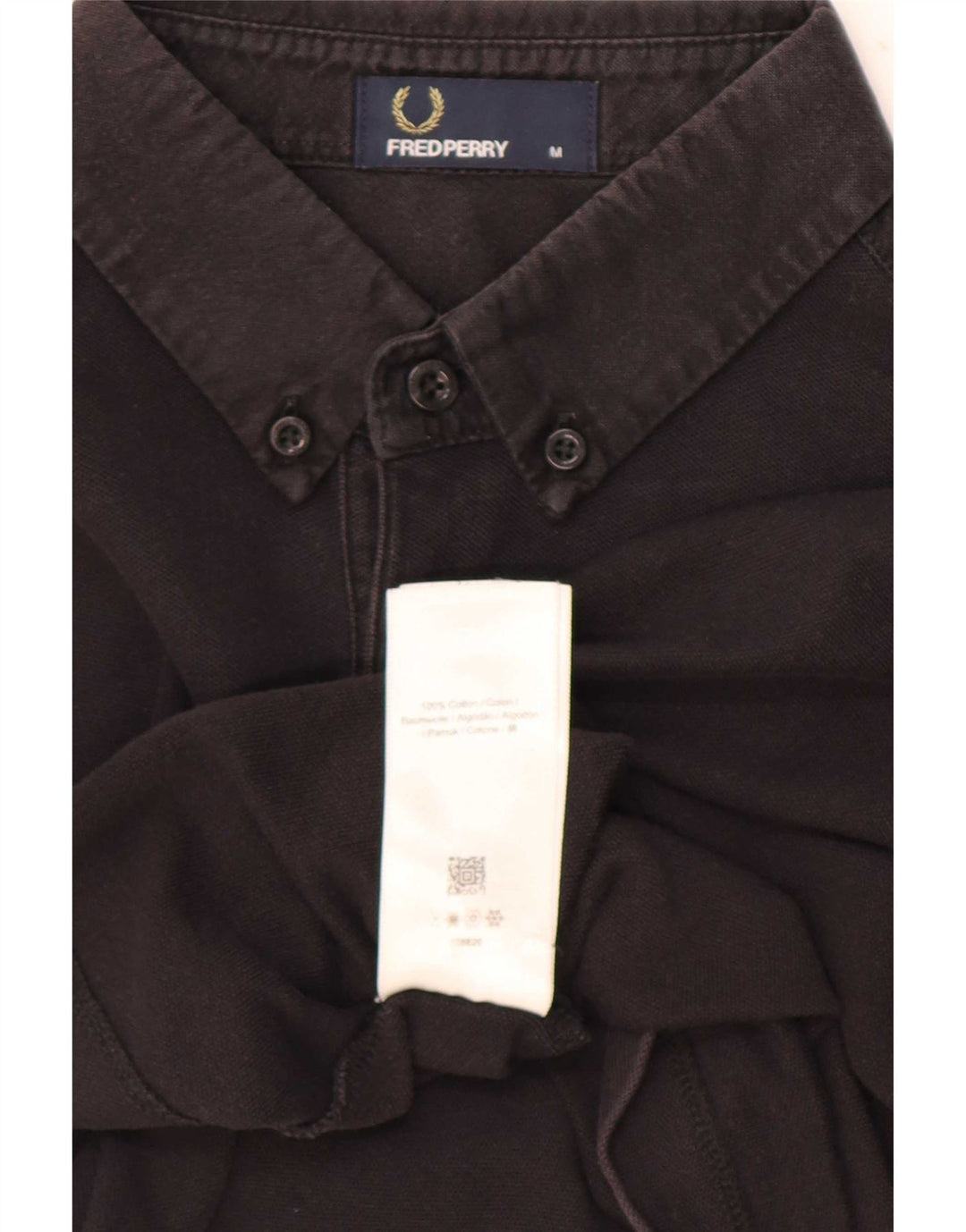 Fred Perry muška polo majica Srednje crni pamuk