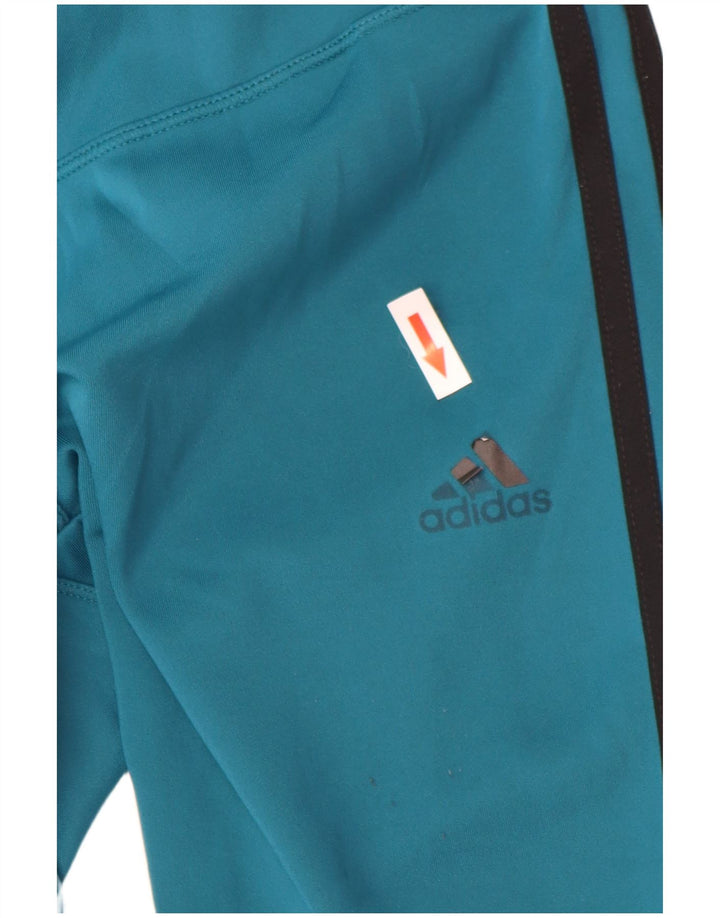 Adidas ženske tajice Climalite UK 8/10 male plave poliesterske