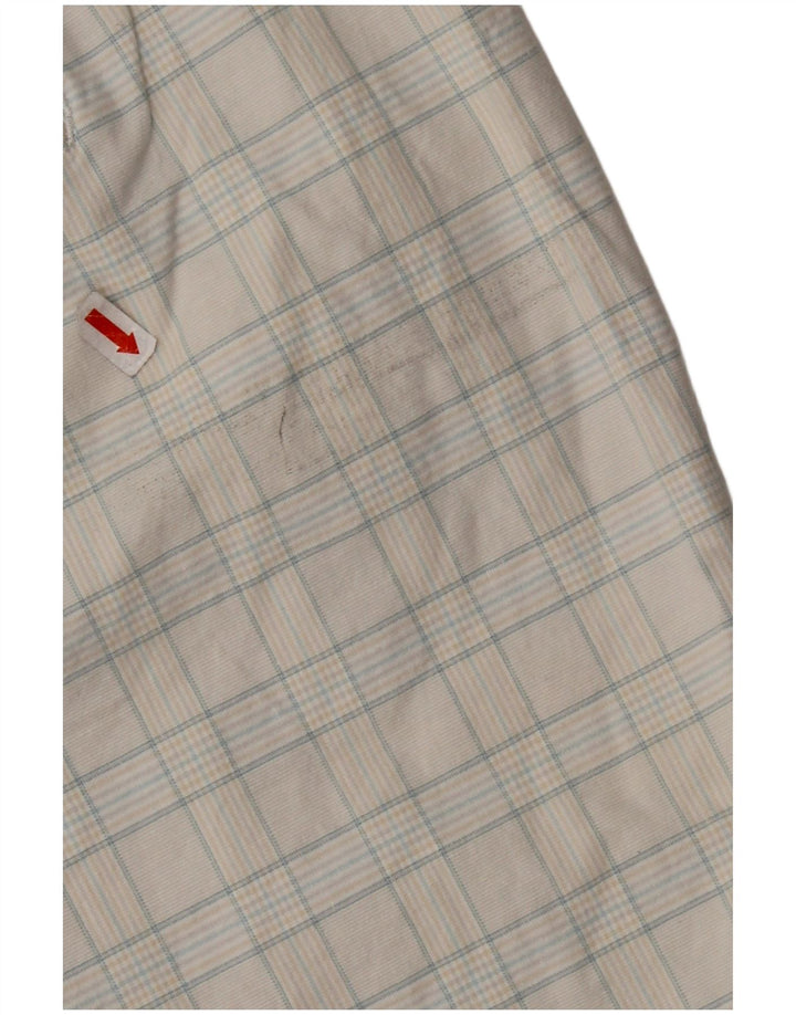 Dockers ženske bermude W38 XL Off White Karirane