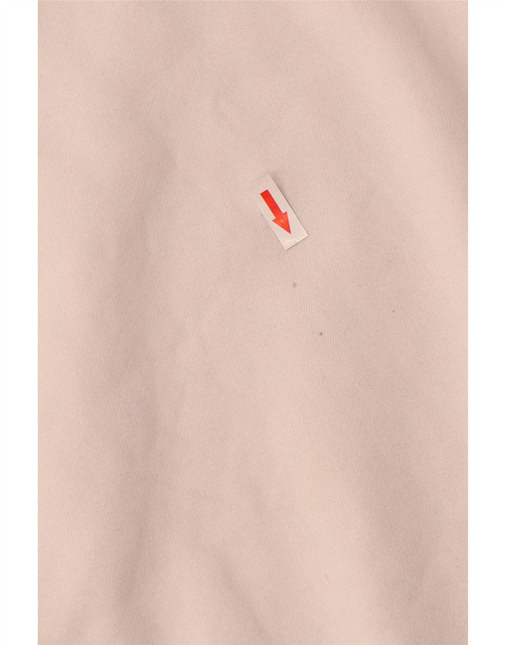 Ženska majica s kratkim rukavima Nike UK 14 Medium Beige Colourblock Cotton