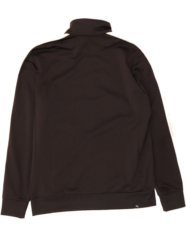 PUMA Mens Tracksuit Top Jacket Large Black Colourblock Vintage Puma and Second-Hand Puma from Messina Hembry 