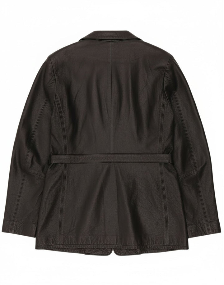 Vagabond ženska kožna jakna UK 16 velika crna koža