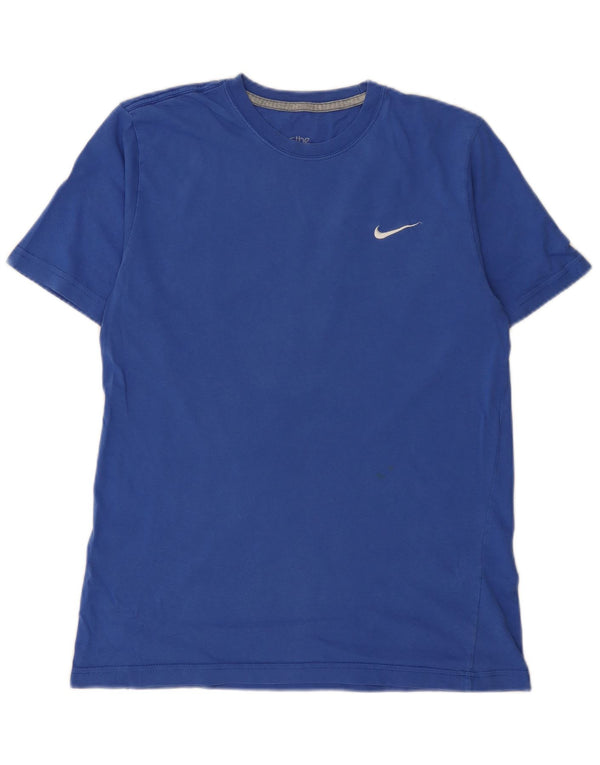 Nike Muška majica kratkih rukava Regular Fit srednje plavi pamuk