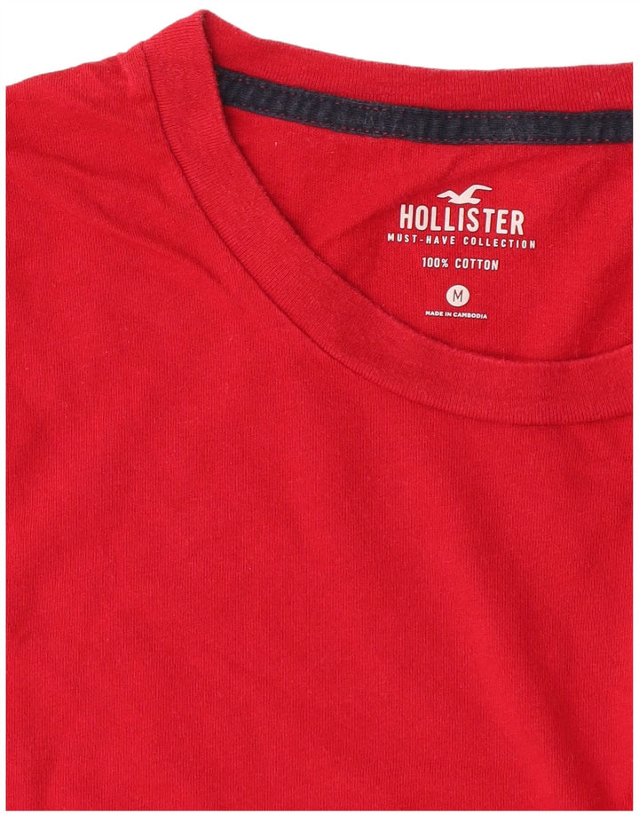 Hollister muška majica kratkih rukava Srednje crveni pamuk