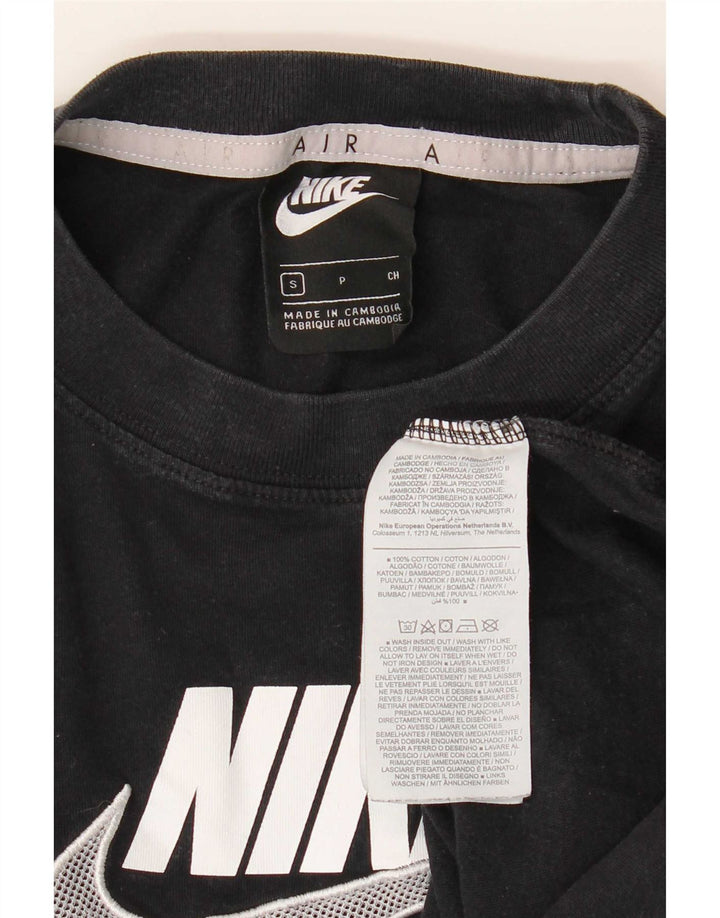 Nike Muška majica kratkih rukava s grafičkim motivima, mala, crna pamučna