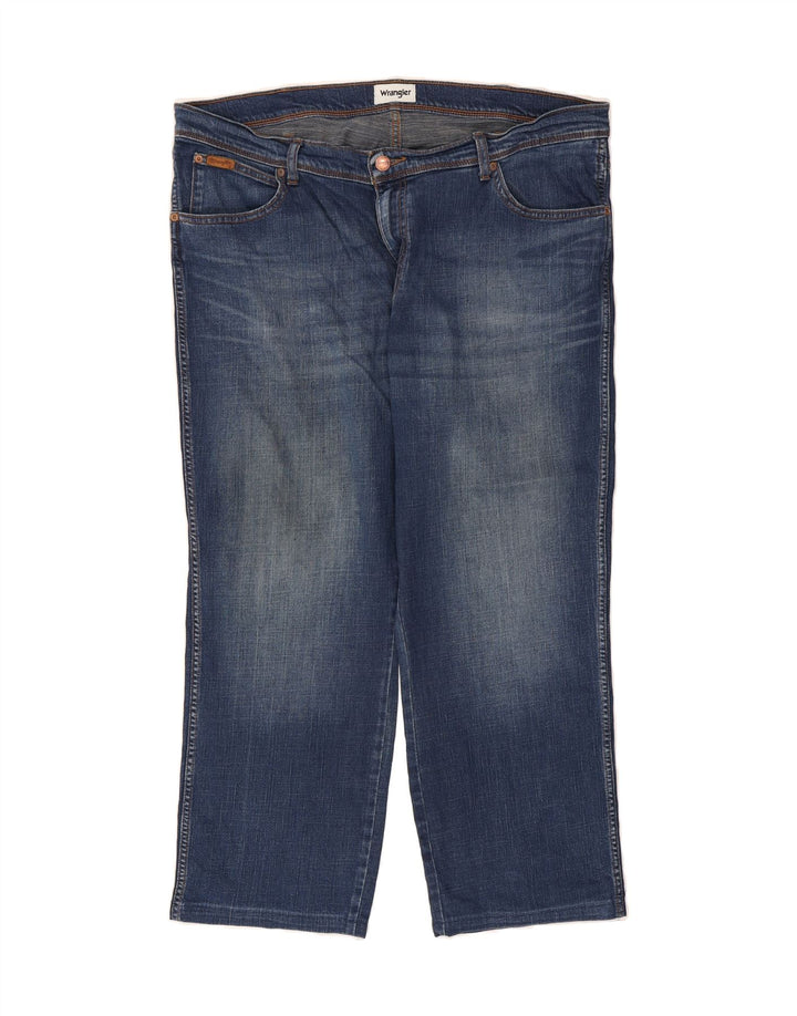 WRANGLER Mens Texas Straight Jeans W42 L27 Blue Vintage Wrangler and Second-Hand Wrangler from Messina Hembry 