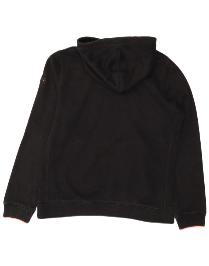 Superdry muška majica s kapuljačom Veliki crni poliester