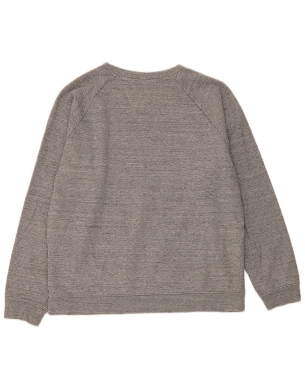Levi's Ženska majica s kratkim rukavima UK 14 Srednje sivi flekasti pamuk