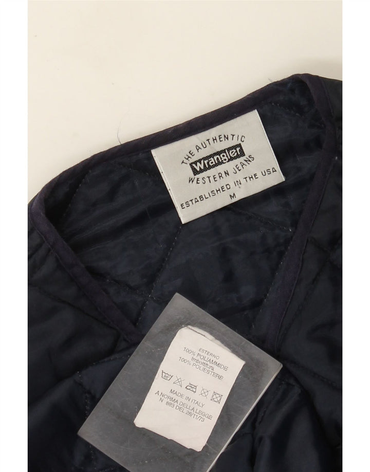Wrangler muška prošivena jakna UK 38 Srednje tamnoplavi poliamid