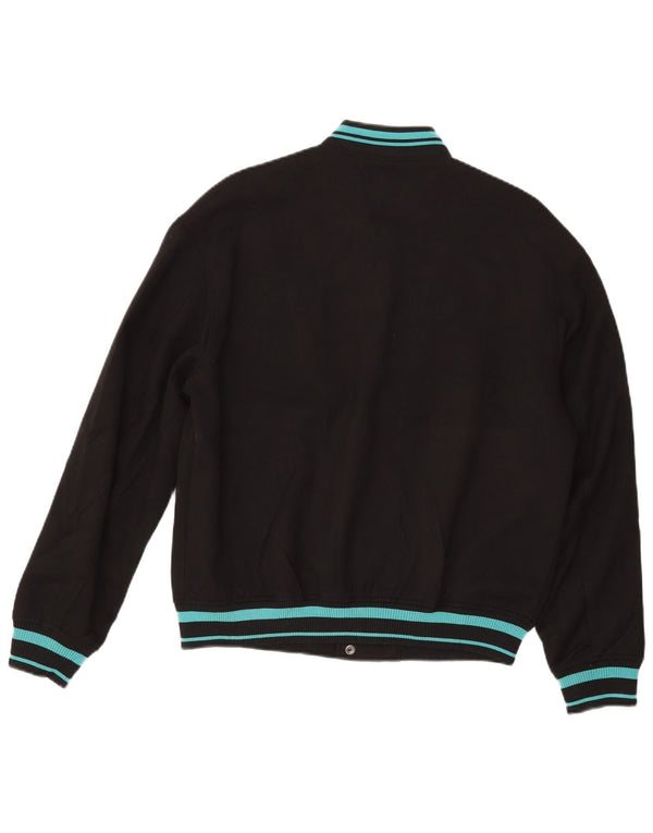 Zara muška sveučilišna jakna s grafičkim motivima UK 38 srednji crni poliester