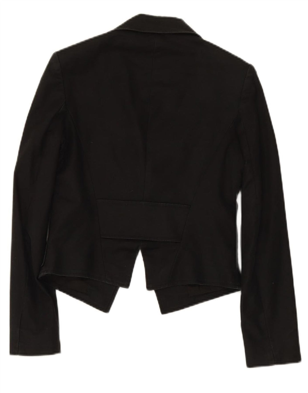 PHARD Womens 2 Button Blazer Jacket IT 42 Medium Black Cotton