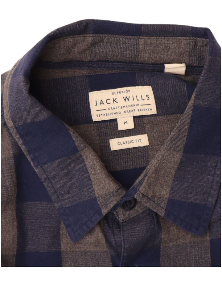 Jack Wills Klasična muška flanelska košulja Srednje tamnoplavi pamuk od ginghama