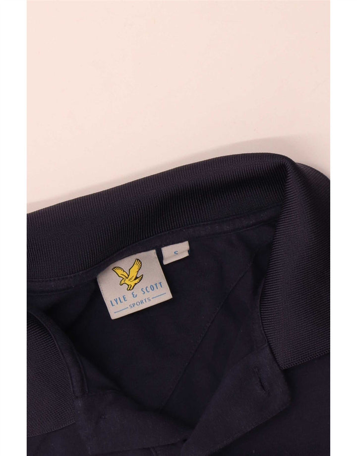 Lyle & Scott muška polo majica mala tamnoplava pamuk