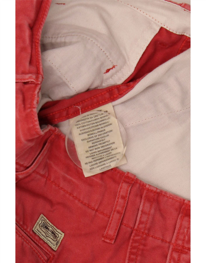 Ralph Lauren muške kratke hlače Denizen Chino W32 Srednje crveni pamuk
