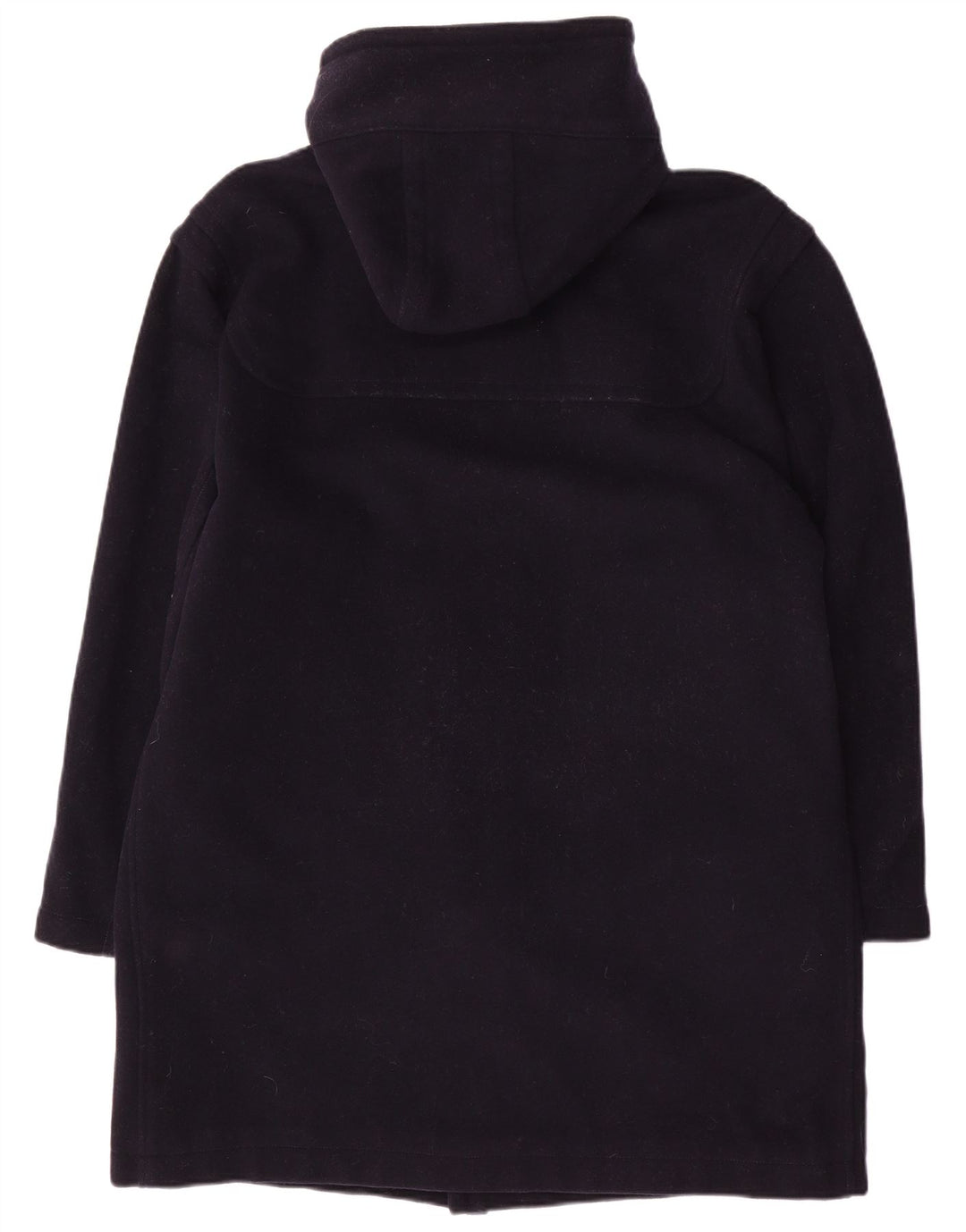 Sisley muška opuštena elegancija Duffle Coat s kapuljačom UK 36 Mala tamnoplava vuna