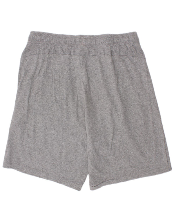 Puma Boys Graphic Sport Shorts 13-14 Years Grey Flected Cotton